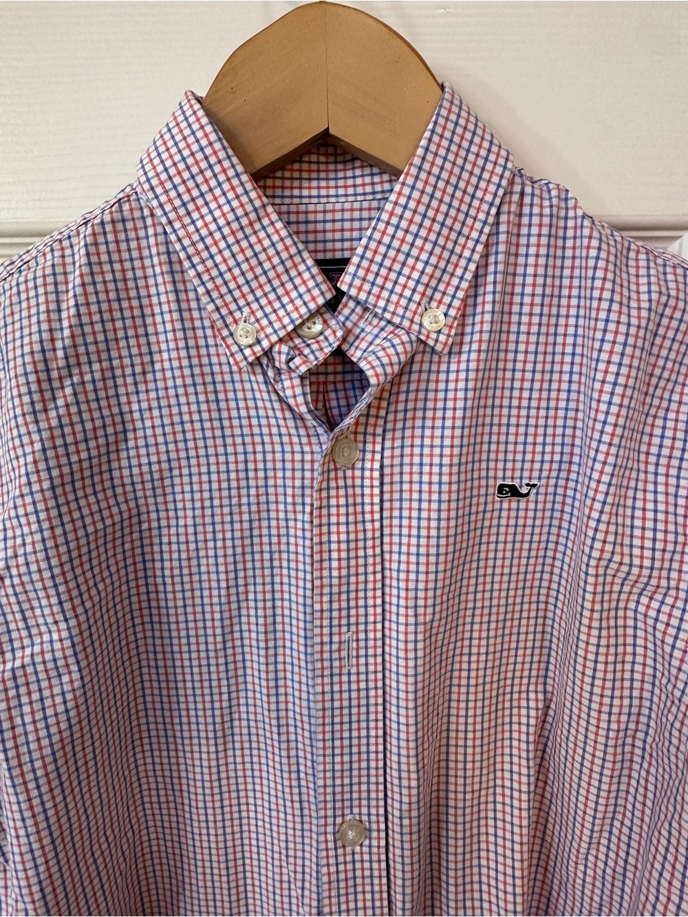 Boys Vineyard Vine Dress Shirt Preppy Whale Trendy Small 8/10